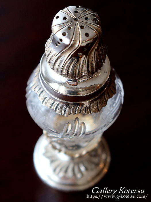 antique silver sugar caster フレンチシルバー　シュガーキャスター