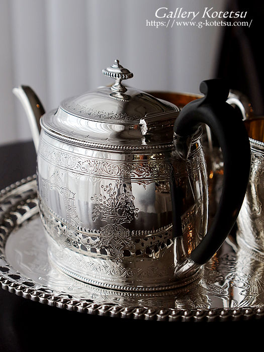 antique silver tea set AeB[NVo[@eB[Zbg
