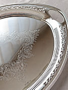 Vo[T@ antique silver salver