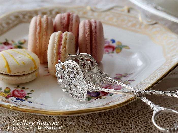 antique silver cake tong AeB[NVo[@P[LgO