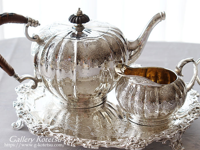 antique silver tea set AeB[NVo[@eB[Zbg