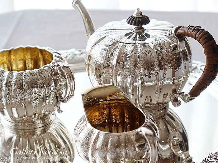 antique silver tea set AeB[NVo[@eB[Zbg