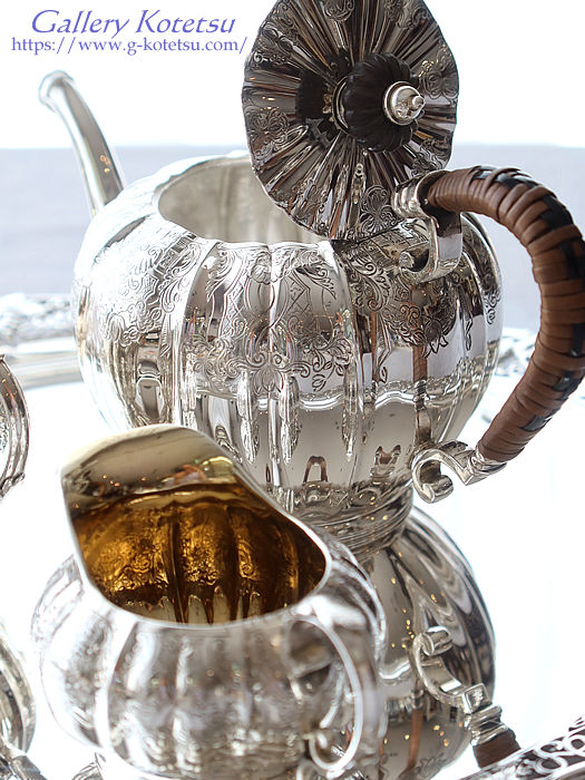 antique silver tea set AeB[NVo[@eB[Zbg