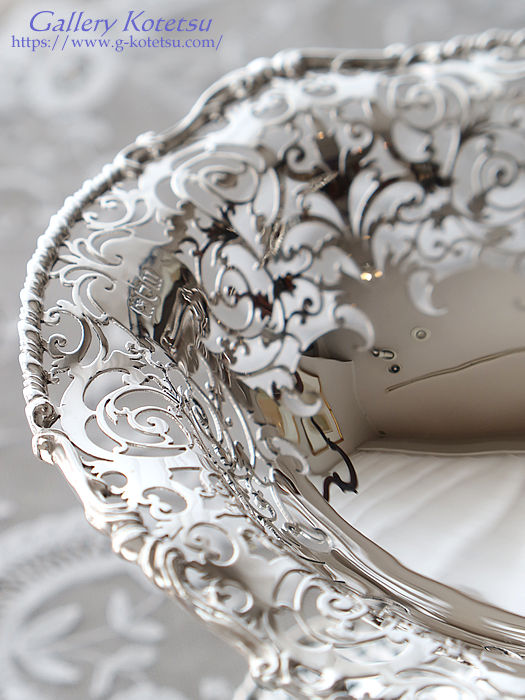 antique silver basket AeB[NVo[@oXPbg