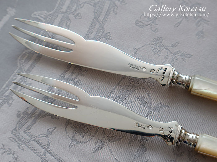 antique silver melon fork@AeB[NVo[@tH[N
