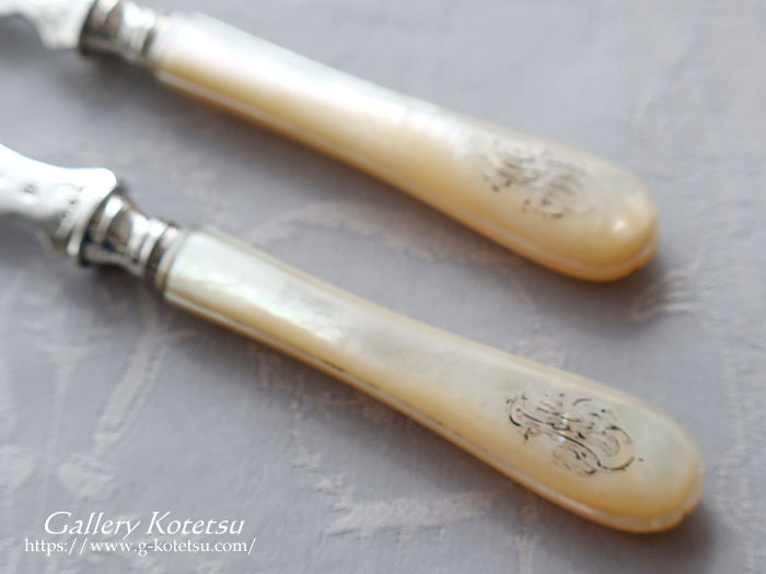 antique silver melon fork@AeB[NVo[@tH[N