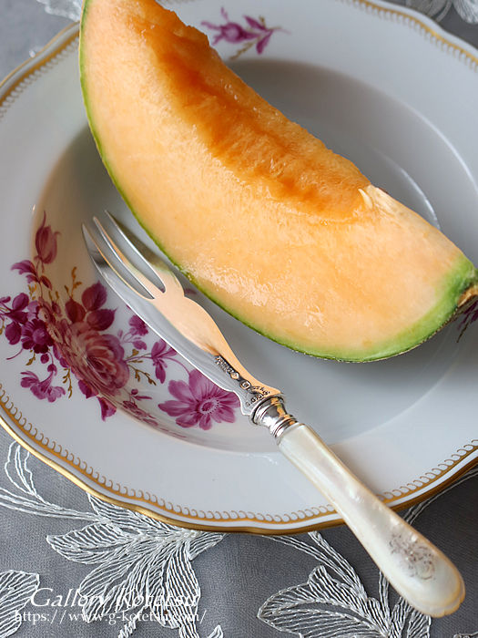 antique silver melon fork@AeB[NVo[@tH[N
