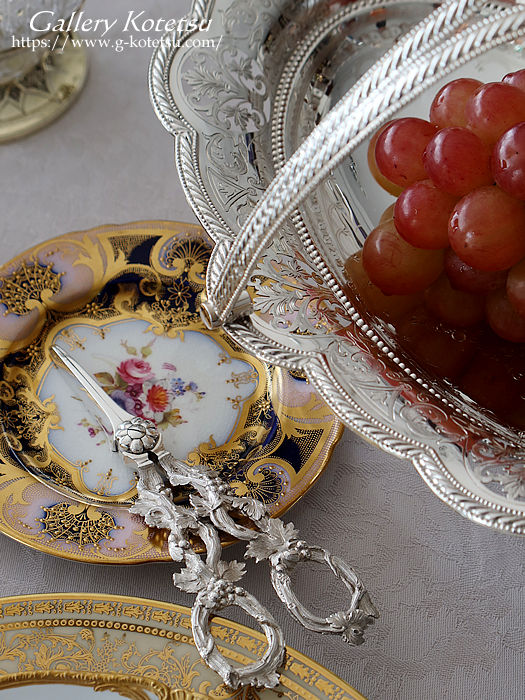 antique silver grape scissors AeB[NVo[@O[vVU[Y