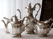 AeB[NVo[eB[Zbg antique silver teaset