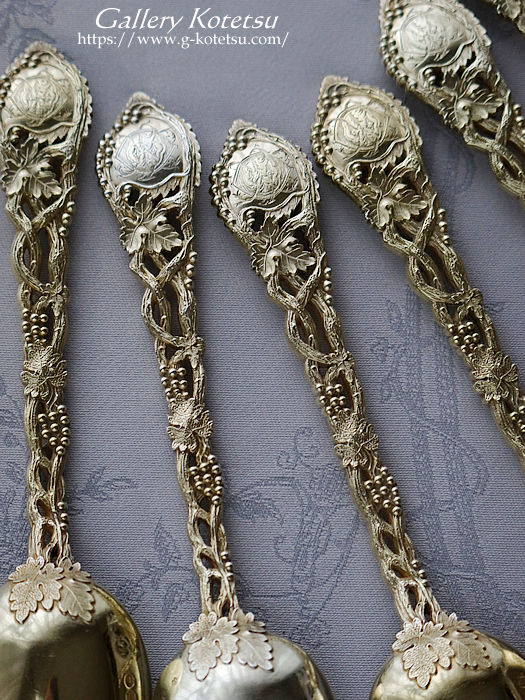 antique silver spoon AeB[NVo[@Xv[