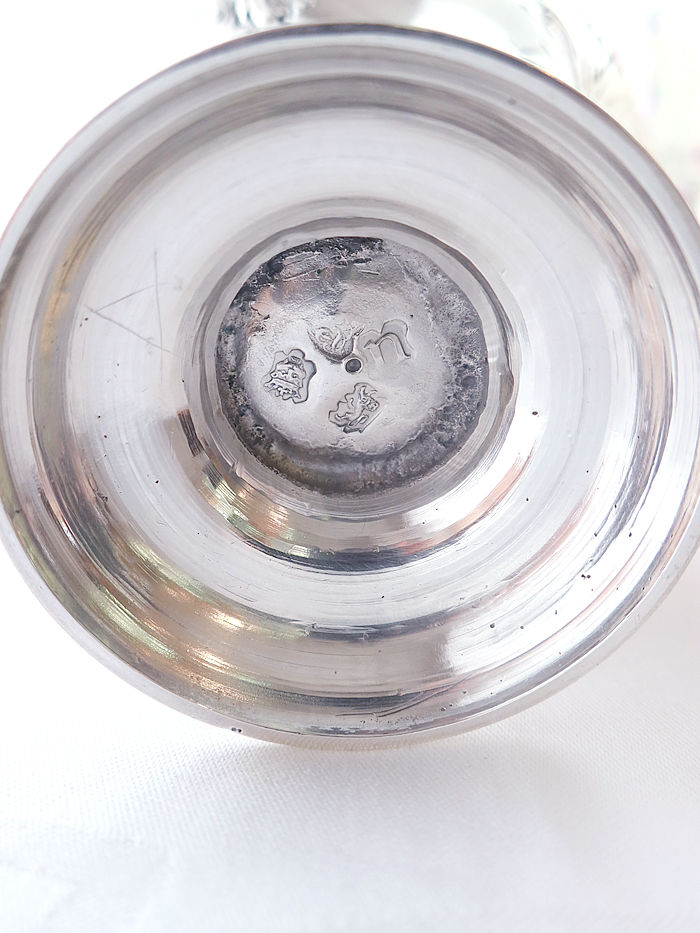 �A���e�B�[�N�V���o�[�@�e�B�[�L���f�B antique silver teacaddy