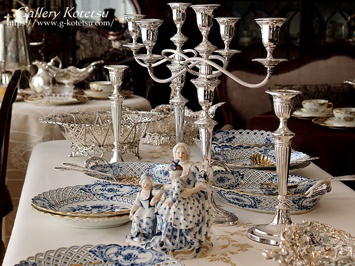 AeB[NVo[@Lfu antique silver candelabra