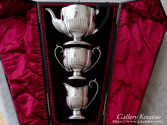antique silver tea set AeB[NVo[@eB[Zbg