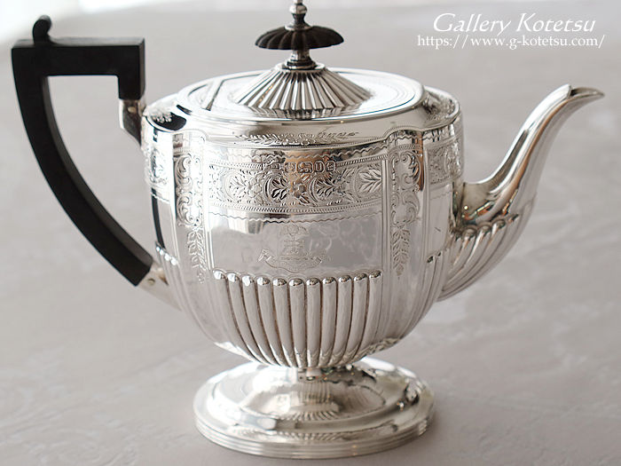 antique silver tea set AeB[NVo[@eB[Zbg