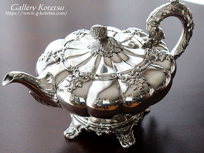 antique silver tea pot AeB[NVo[@eB[|bg