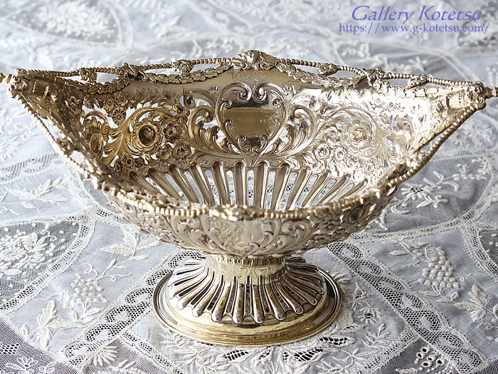 AeB[NVo[@R|[g antique silver compote