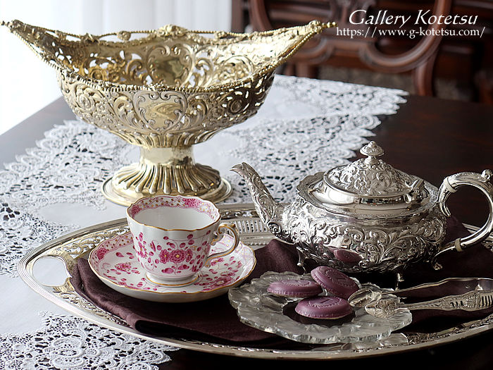 p sterling siver AeB[NVo[@R|[g antique silver compote