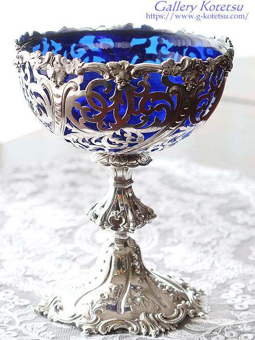 AeB[NVo[@R|[g antique silver compote