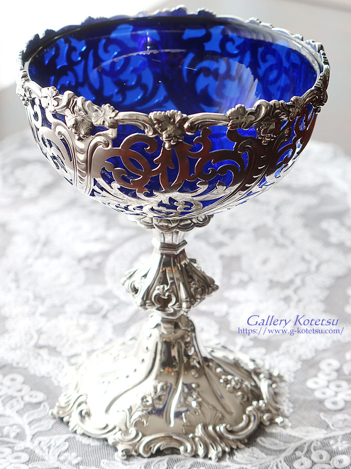 AeB[NVo[@R|[g antique silver compote