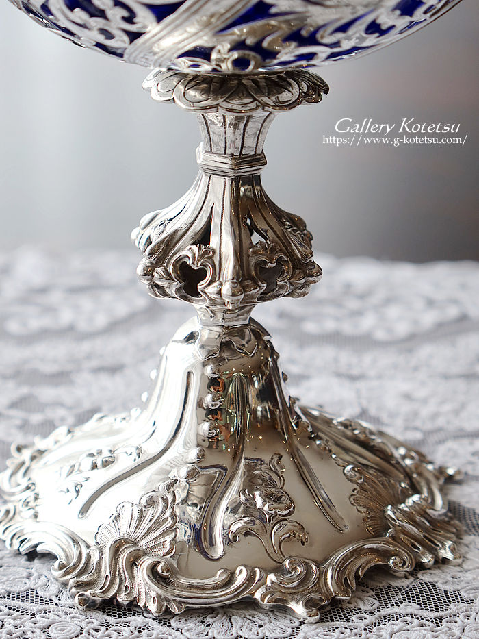 AeB[NVo[@R|[g antique silver compote