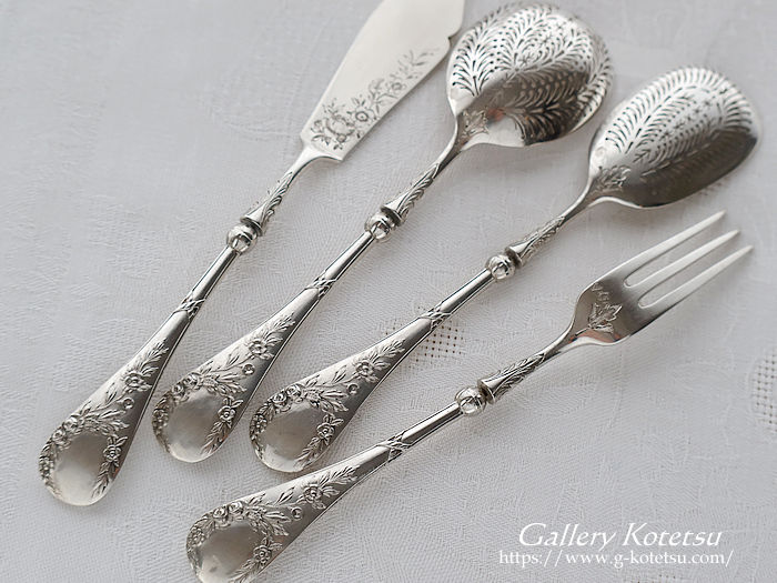 英国銀器 sterling siver antique silver spoon アンティークシルバー