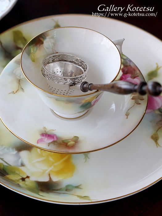 AeB[NVo[@eB[Xg[i[ antique silver tea strainer