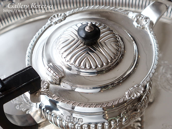 アンティークシルバー　ティーセット antique silver tea set