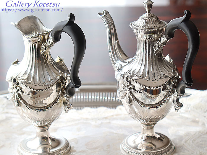 antique silver tea pot AeB[NVo[@eB[|bg