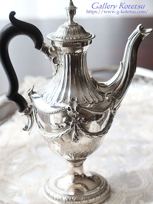 antique silver tea pot AeB[NVo[@eB[|bg