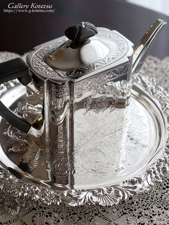 antique silver tea pot AeB[NVo[@eB[|bg