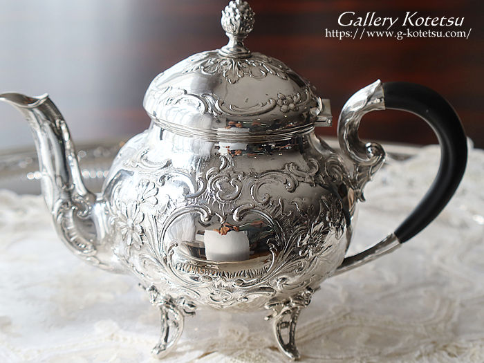 antique silver tea pot AeB[NVo[@eB[|bg