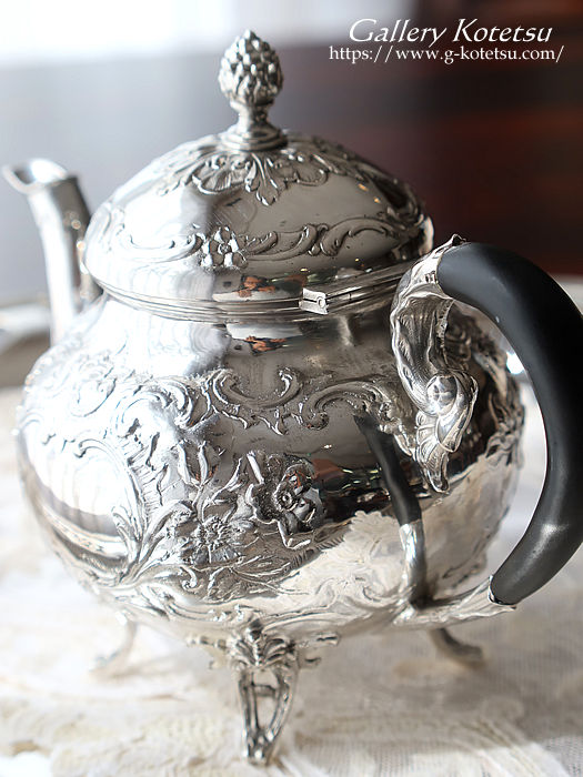 antique silver tea pot AeB[NVo[@eB[|bg