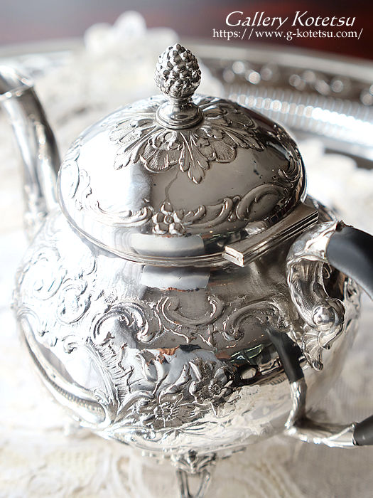 antique silver tea pot AeB[NVo[@eB[|bg