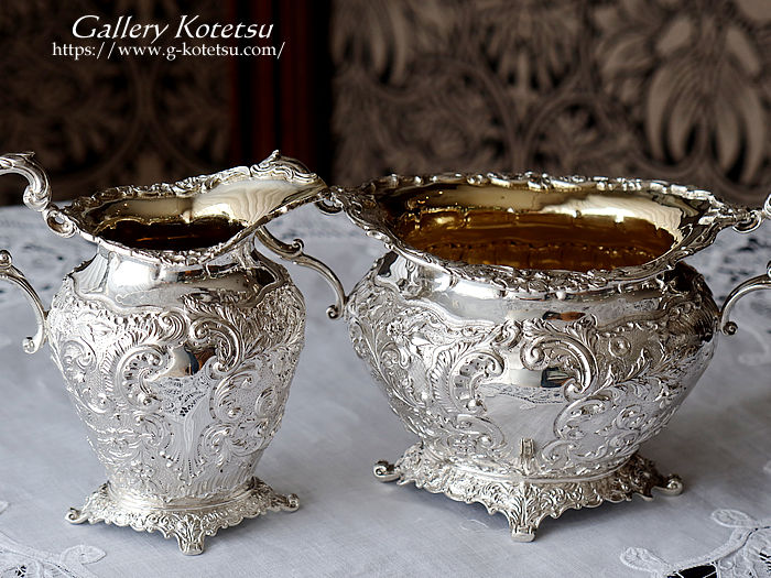 AeB[NVo[@eB[Zbg antique silver tea set