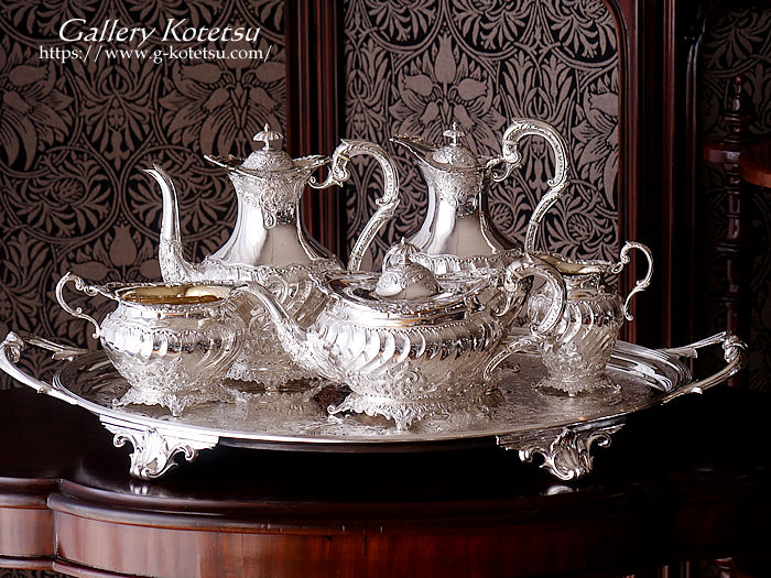 AeB[NVo[@eB[Zbg antique silver tea set