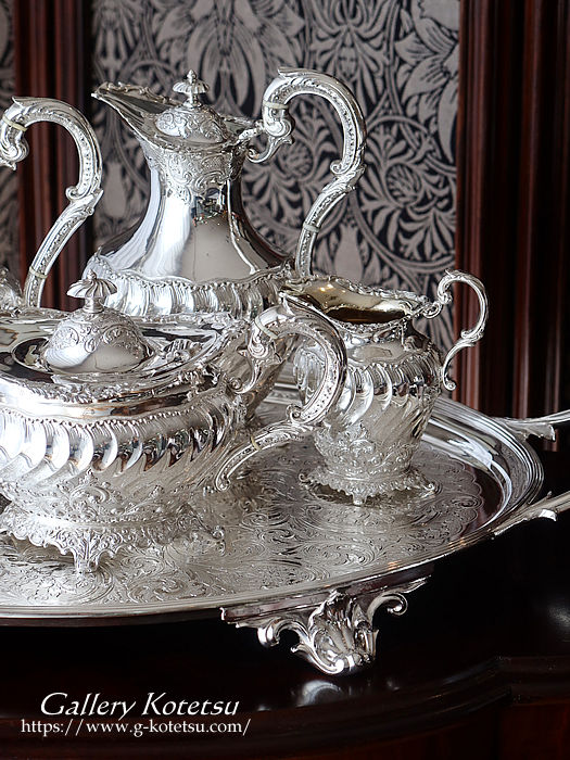AeB[NVo[@eB[Zbg antique silver tea set