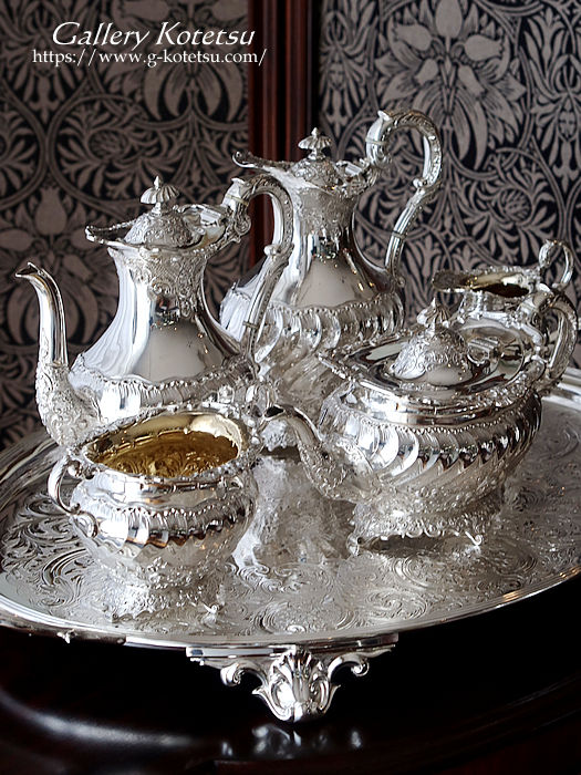 AeB[NVo[@eB[Zbg antique silver tea set