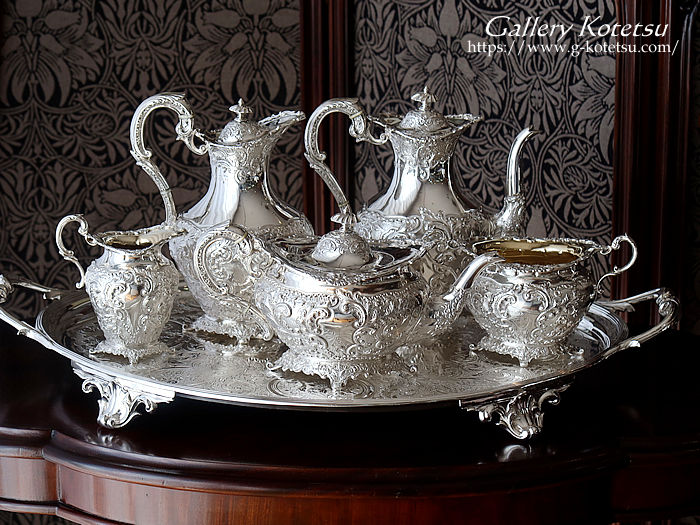 AeB[NVo[@eB[Zbg antique silver tea set