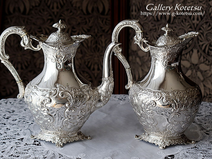 AeB[NVo[@eB[Zbg antique silver tea set