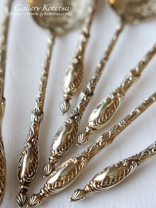 英国銀器 sterling siver スプーン antiquesilver icecreamspoon