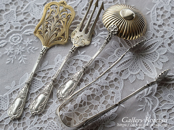 アンティークシルバー　antique silver french silver