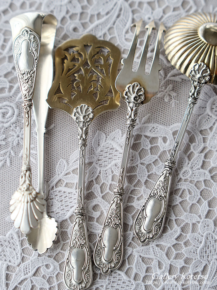 アンティークシルバー　antique silver french silver