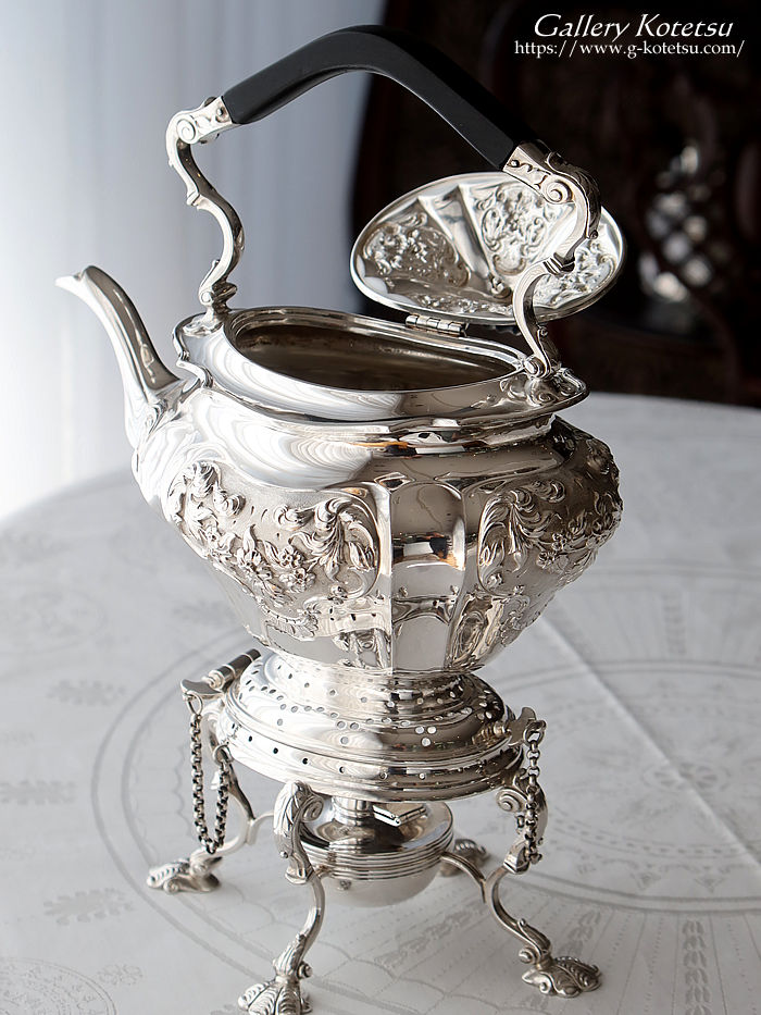 �e�B�[�P�g���@�A���e�B�[�N�V���o�[ tea kettle antique silver