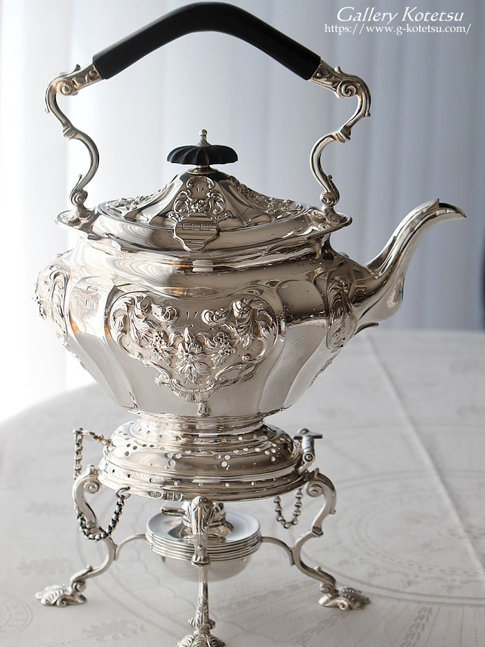 �e�B�[�P�g���@�A���e�B�[�N�V���o�[ tea kettle antique silver