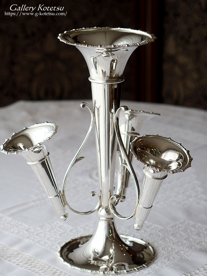 AeB[NVo[Cp[ antique silver epaergne