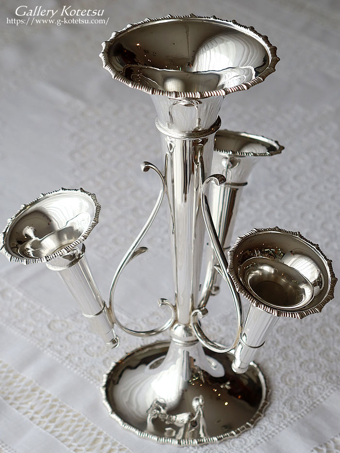 AeB[NVo[Cp[ antique silver epaergne