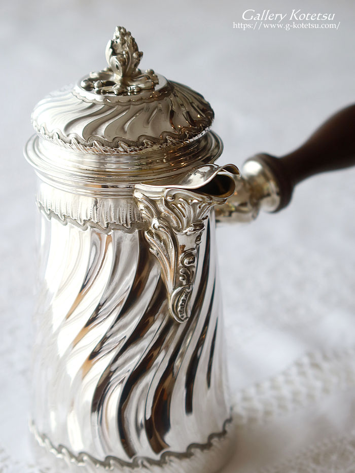 AeB[NVo[@`R[g|bg antique silver chocolate pot
