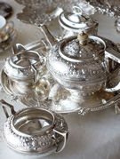 AeB[NVo[eB[Zbg antique silver teaset
