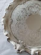 Vo[T@ antique silver salver