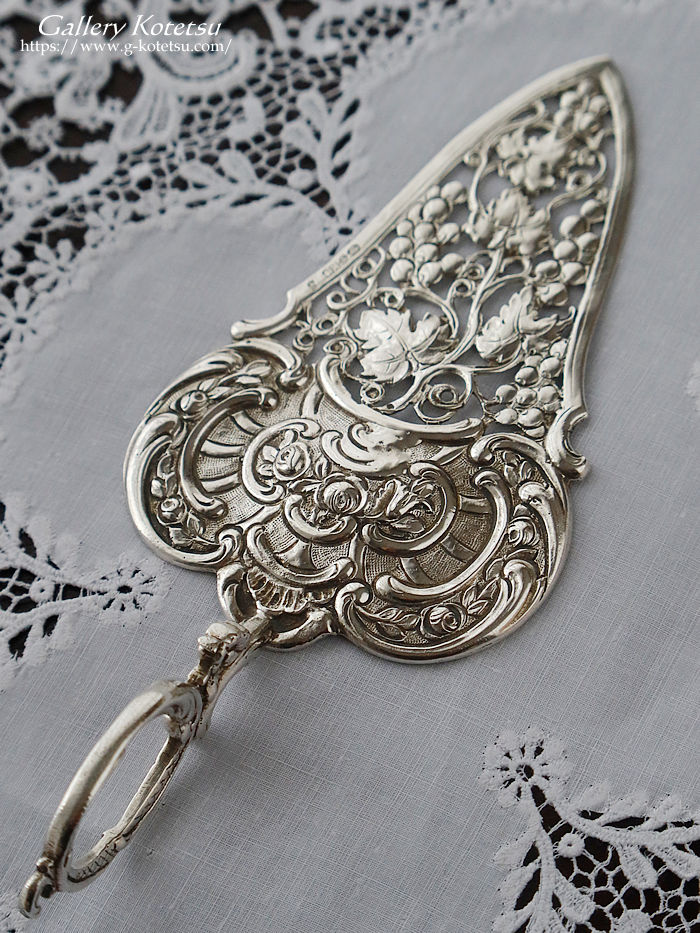 �A���e�B�[�N�V���o�[ antique silver agate handle cutlery